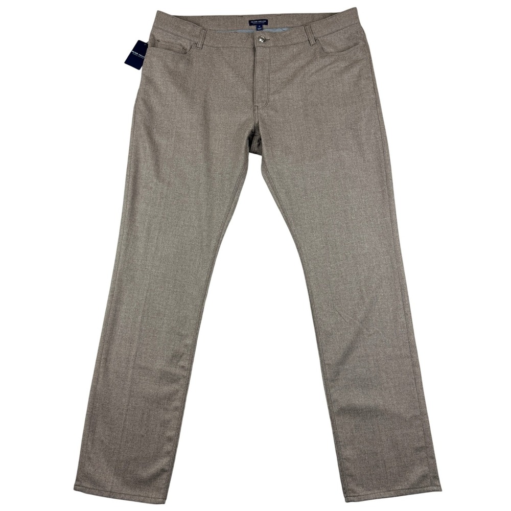 Peter Millar Crown Crafted Pants Men 40 (40.5x34)Toffee Alpine Wool NWT $295